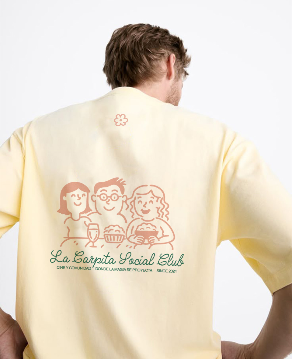 Graphic depicting a hexagonal cropped photo of an interior room design with grid lines along its borders.